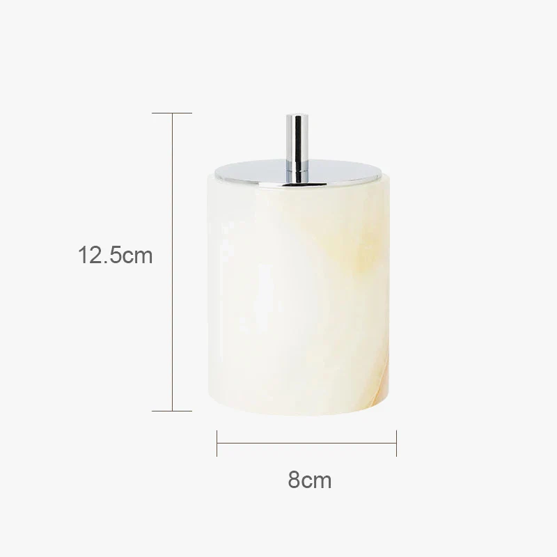 ensemble accessoires de salle de bain en marbre naturel luxe - Image 10