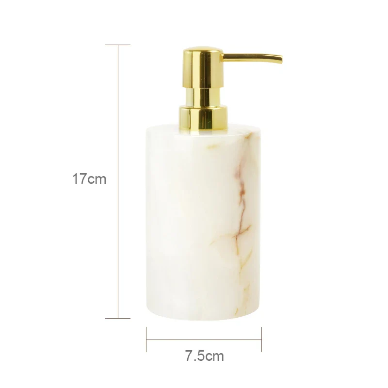 ensemble accessoires de salle de bain en marbre naturel luxe - Image 13