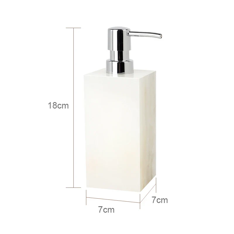 ensemble accessoires de salle de bain en marbre naturel luxe - Image 15