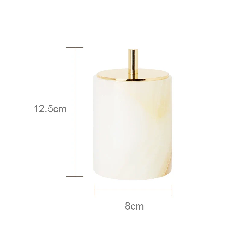 ensemble accessoires de salle de bain en marbre naturel luxe - Image 22