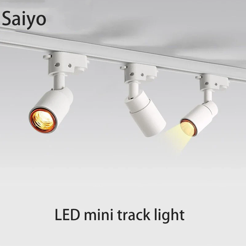 ensemble complet de luminaires sur rail led pour magasin