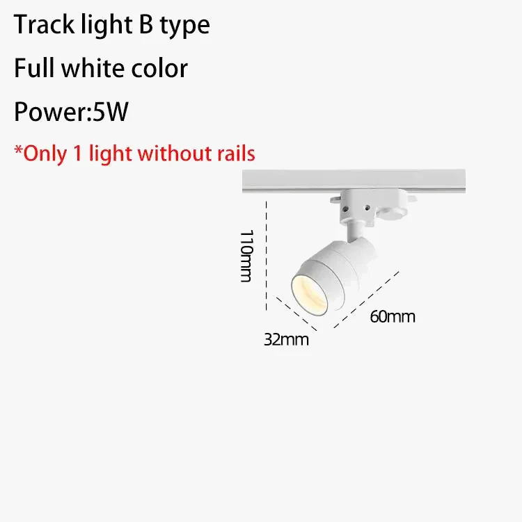 ensemble complet de luminaires sur rail led pour magasin - Image 7