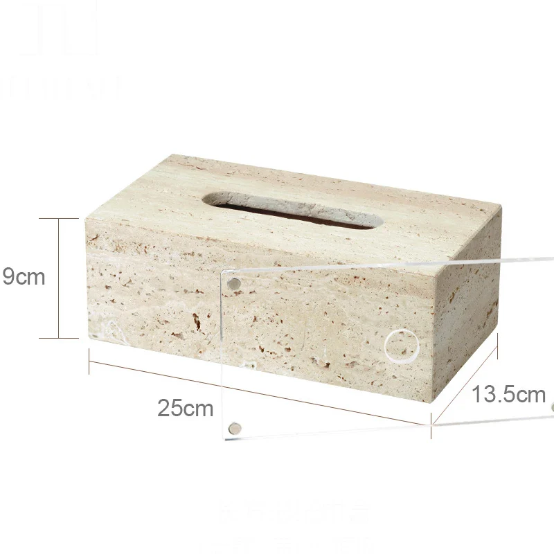 ensemble d'accessoires en marbre naturel pour salle de bain - Image 25