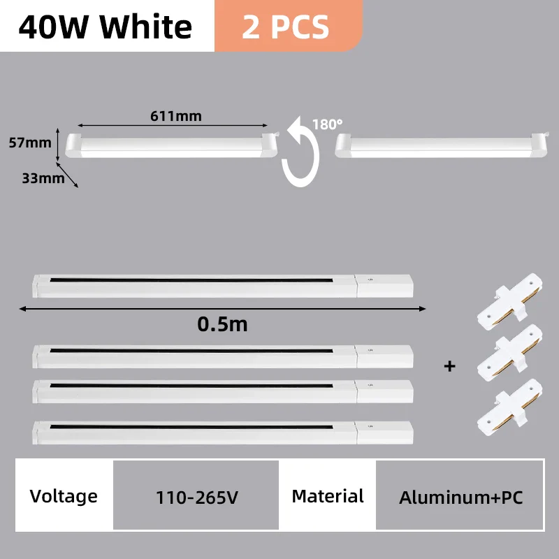 ensemble d'éclairage sur rail à led pour intérieur décoratif - Image 11