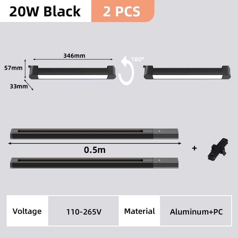 ensemble d'éclairage sur rail à led pour intérieur décoratif - Image 14