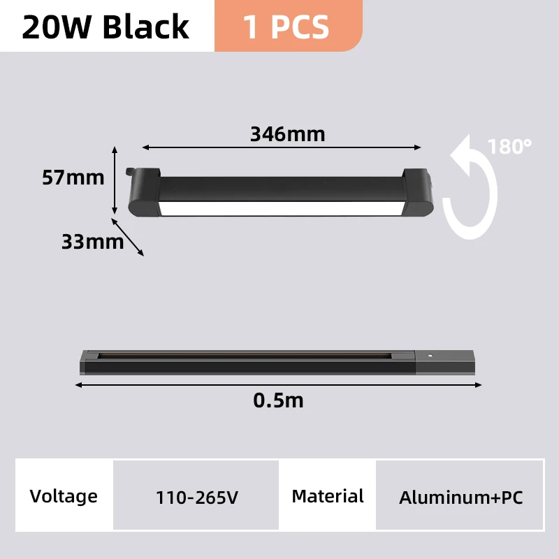 ensemble d'éclairage sur rail à led pour intérieur décoratif - Image 15