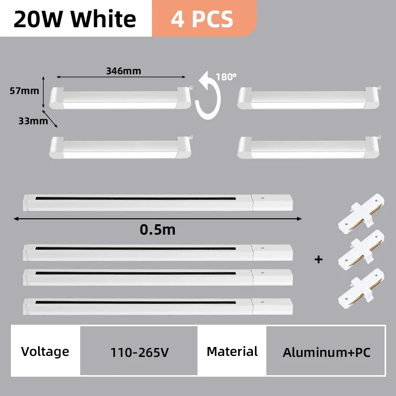 ensemble d'éclairage sur rail à led pour intérieur décoratif - Image 20