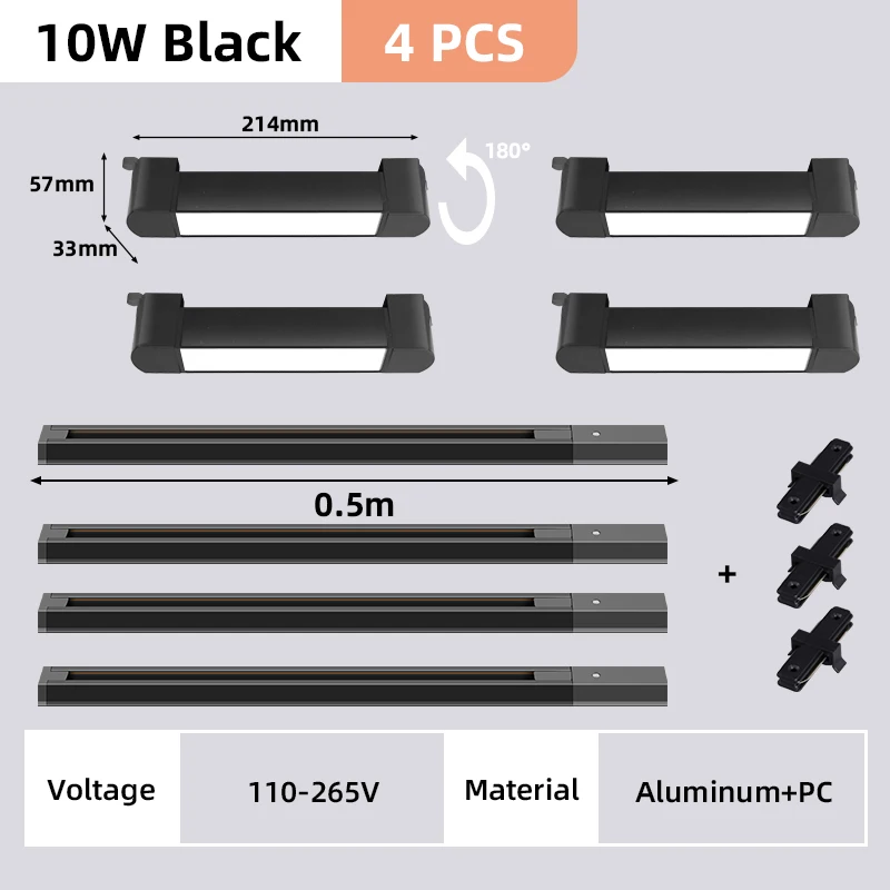 ensemble d'éclairage sur rail à led pour intérieur décoratif - Image 26