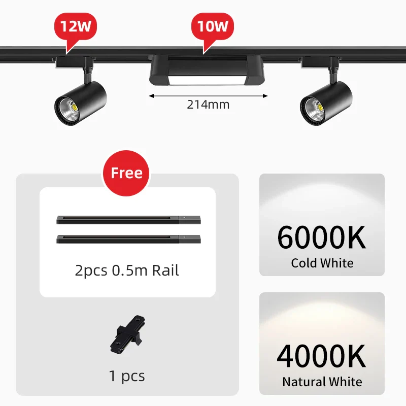 ensemble d'éclairage sur rail à led pour intérieur décoratif - Image 27