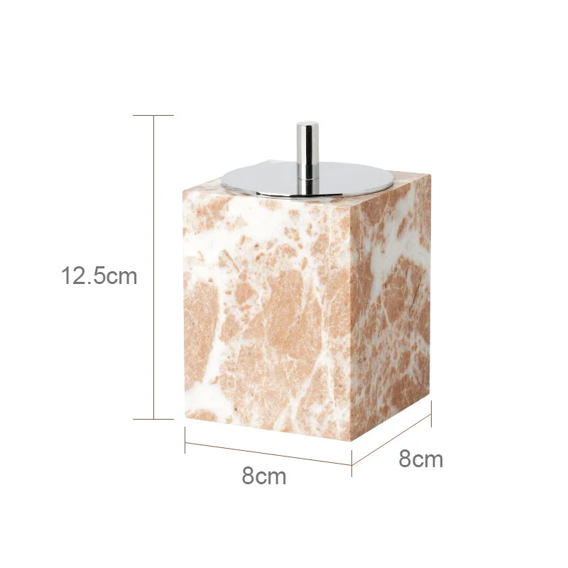 ensemble daccessoires en marbre naturel pour salle de bain - Image 14