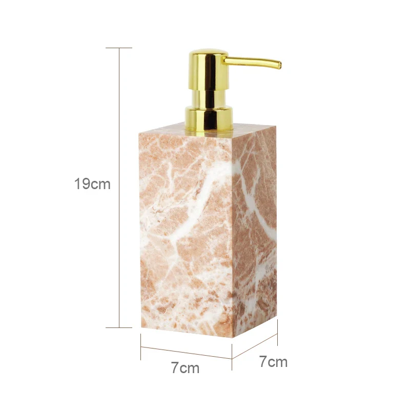 ensemble daccessoires en marbre naturel pour salle de bain - Image 16