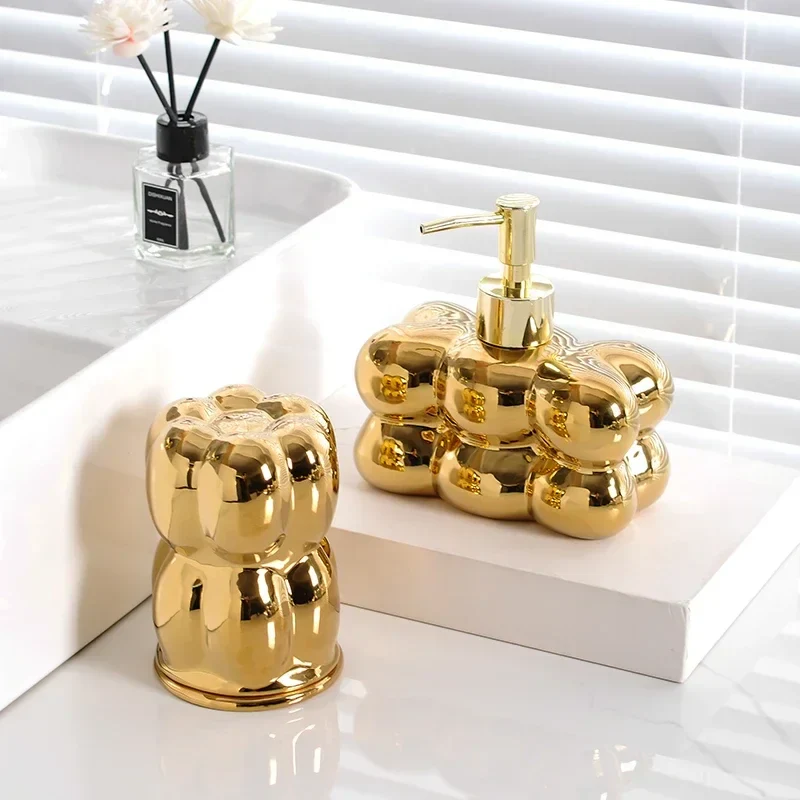 ensemble de décoration luxe en céramique pour salle de bain - Image 6