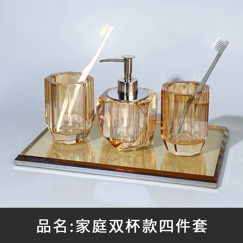ensemble de produits de toilette en cristal et verre - Image 11