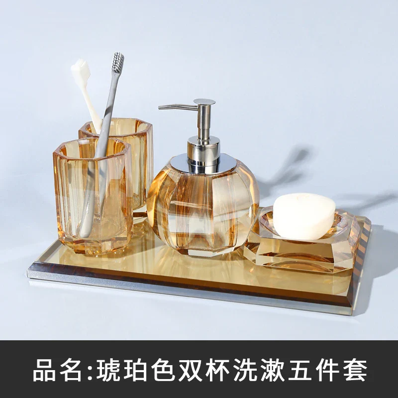 ensemble de produits de toilette en cristal et verre - Image 13