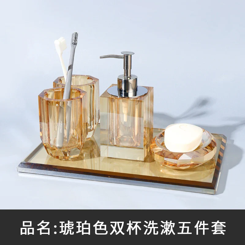 ensemble de produits de toilette en cristal et verre - Image 14