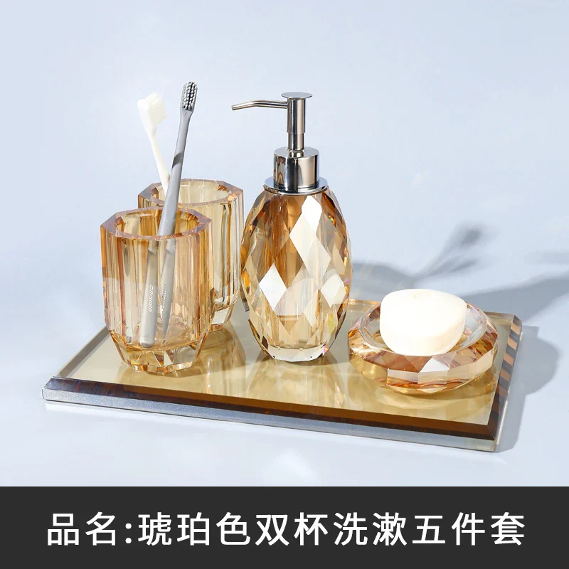 ensemble de produits de toilette en cristal et verre - Image 18