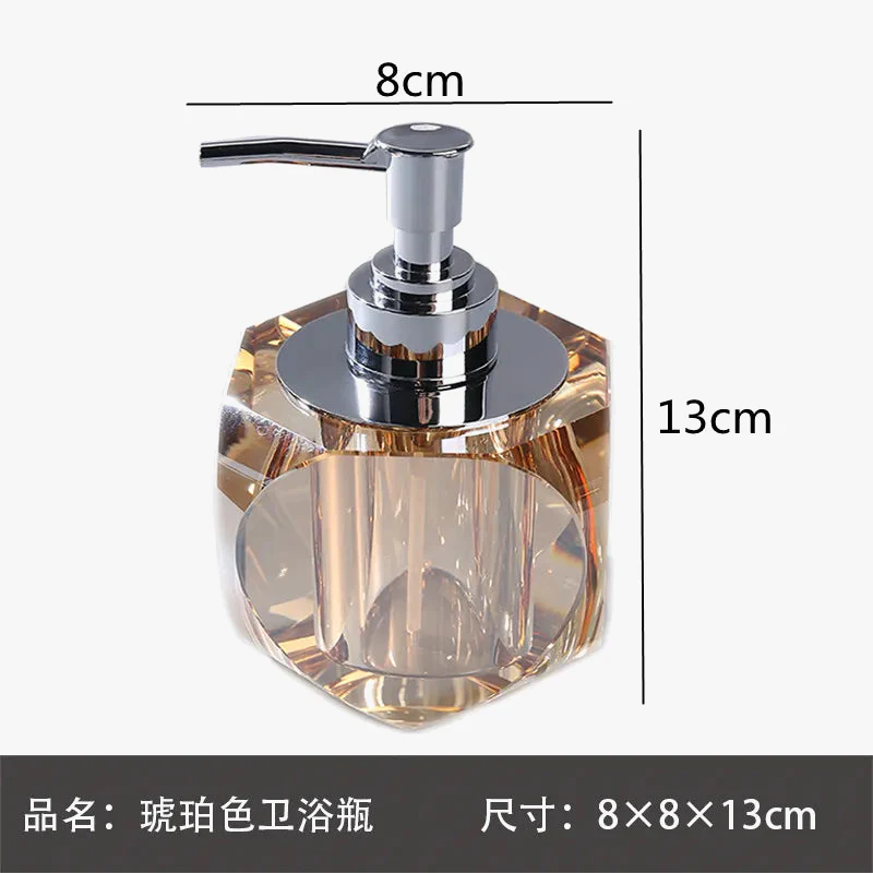 ensemble de produits de toilette en cristal et verre - Image 7