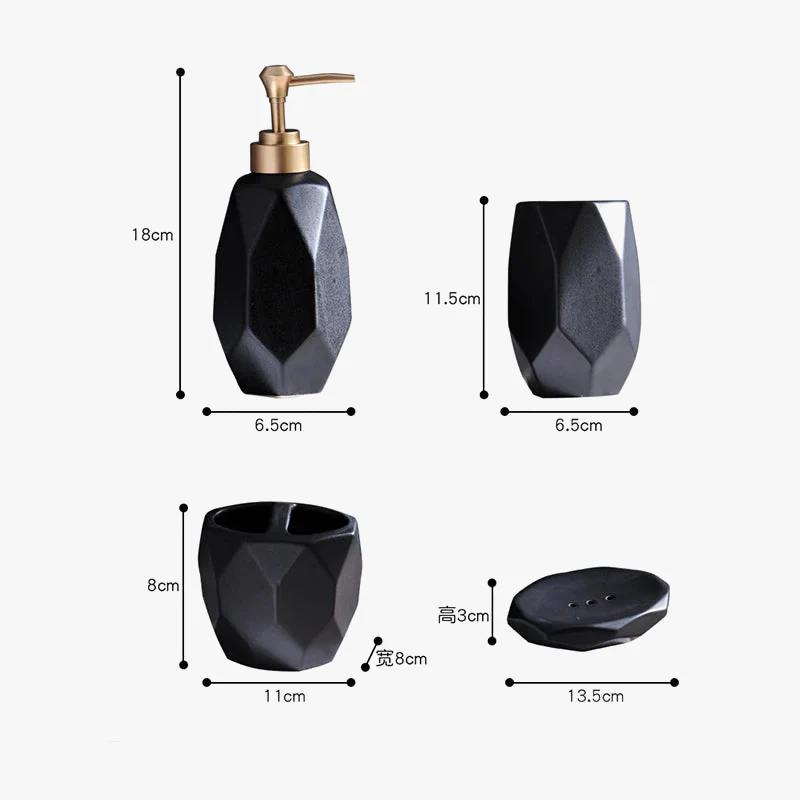ensemble de toilette en céramique pour salle de bain - Image 6