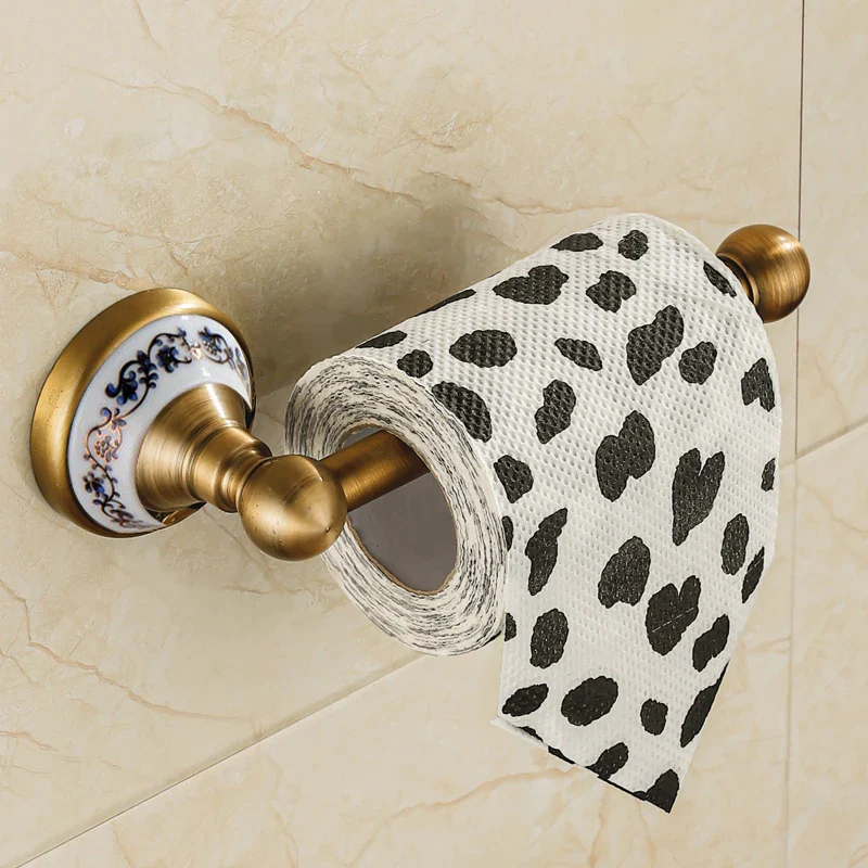 ensembles daccessoires en laiton massif pour salle de bain rétro - Image 9