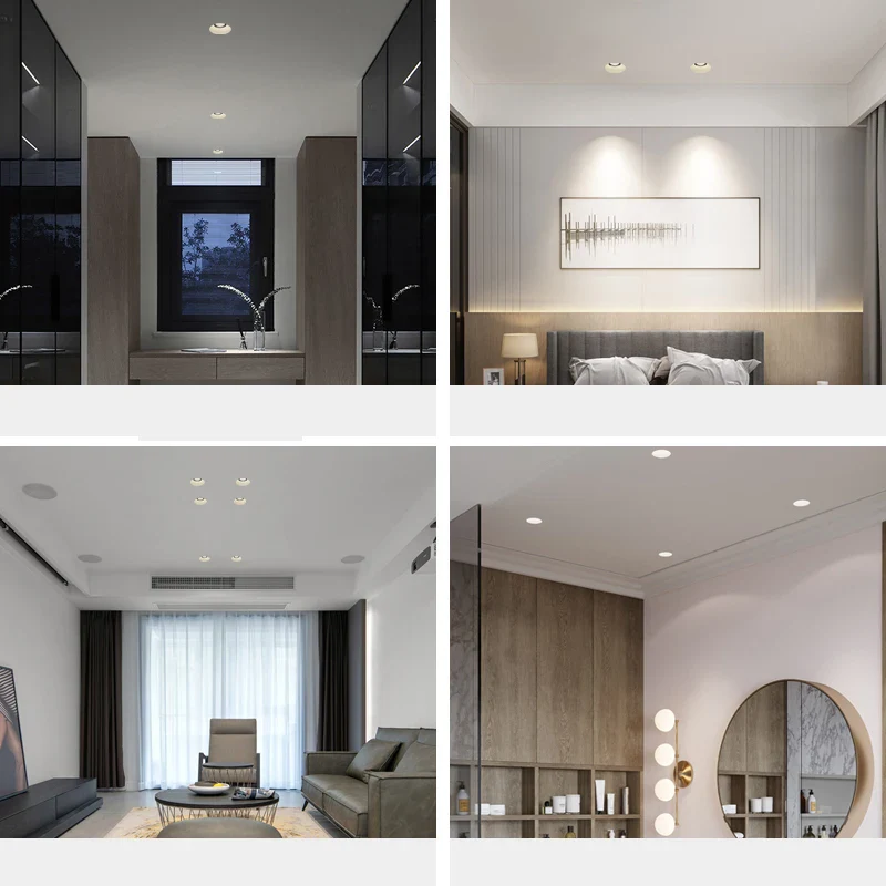 épi rond led downlights haut de gamme encastré pour maison intérieure - Image 3