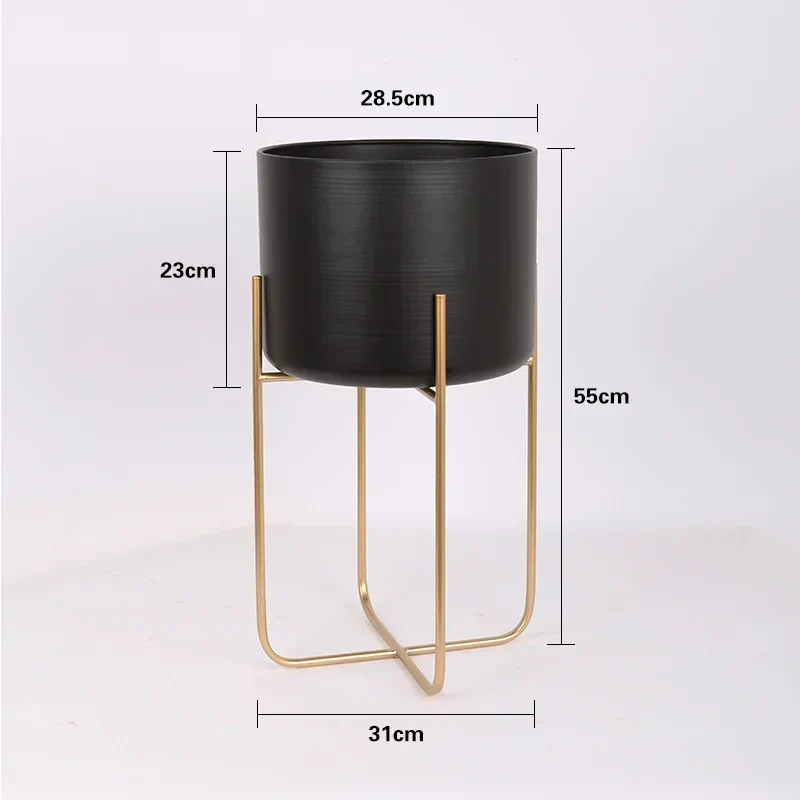etagère à plantes dorée support à fleurs amovible et polyvalent - Image 12