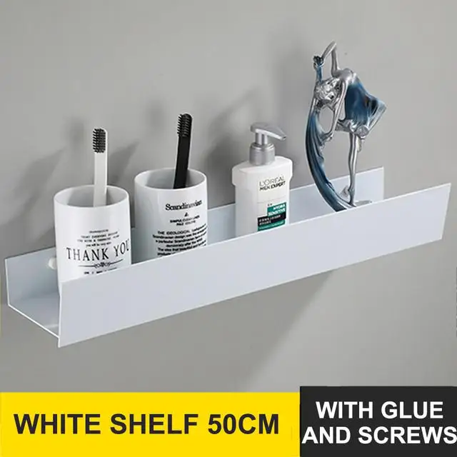 étagère murale pour rangement de salle de bain et cosmétiques - Image 7