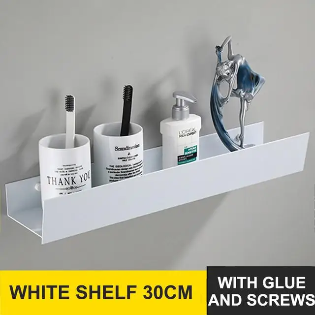 étagère murale pour rangement de salle de bain et cosmétiques - Image 9