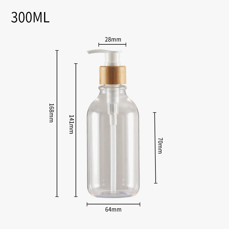 flacon pompe rechargeable pour shampoing et gel douche - Image 8