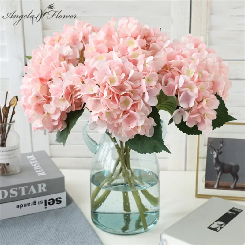 fleurs d'hortensia artificielles pour décoration élégante et durable - Image 5