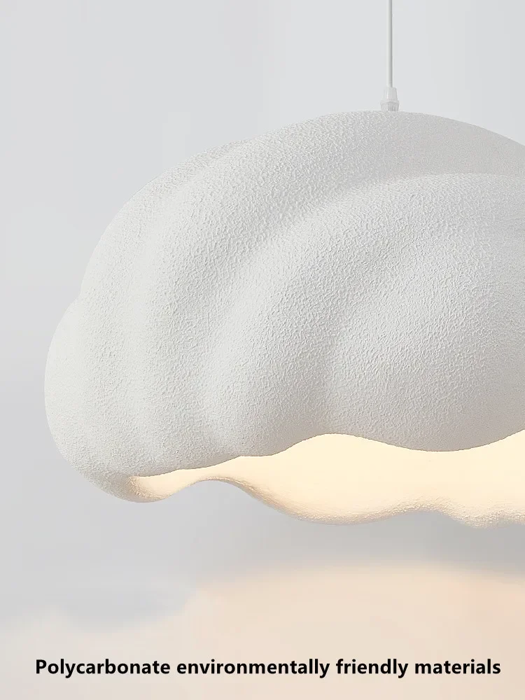 French Dining Room Wabi Sabi LED Pendant Lamp Nordic Cream Style Bar Bedroom Chandelier Fixture Model Room Bar Decorative Lights - Image 6