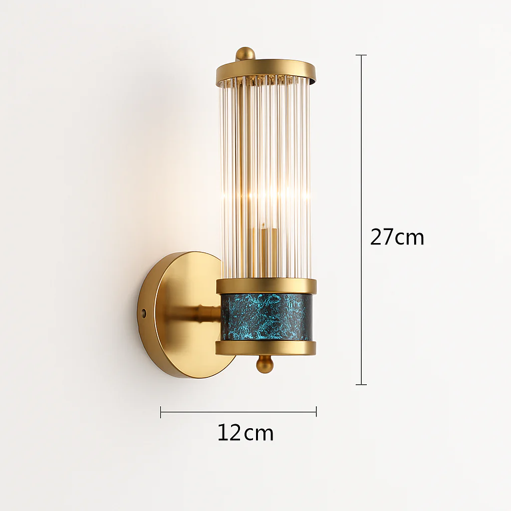 FSS moderne luxe or cristal applique LED Simple coquille lumière pour salon chambre fond chevet escalier allée - Image 10