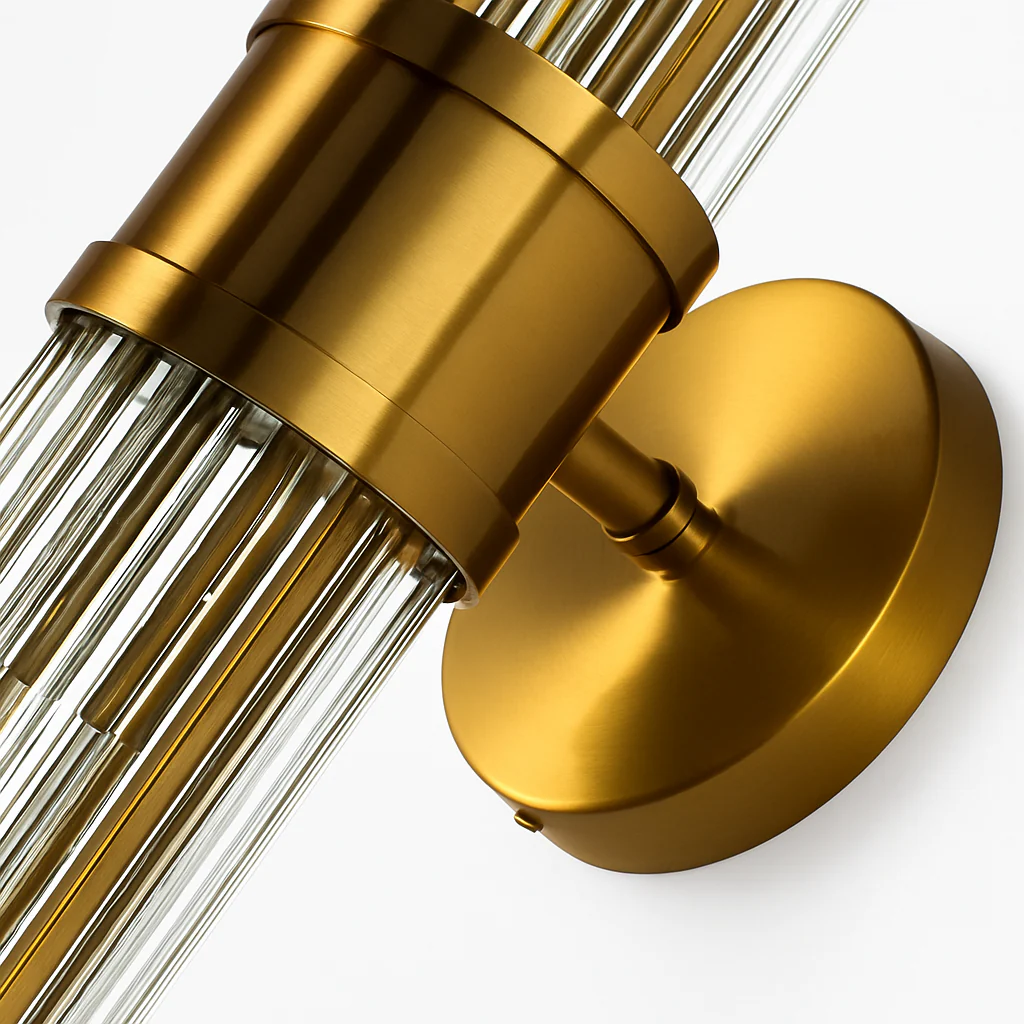 FSS moderne luxe or cristal applique LED Simple coquille lumière pour salon chambre fond chevet escalier allée - Image 5