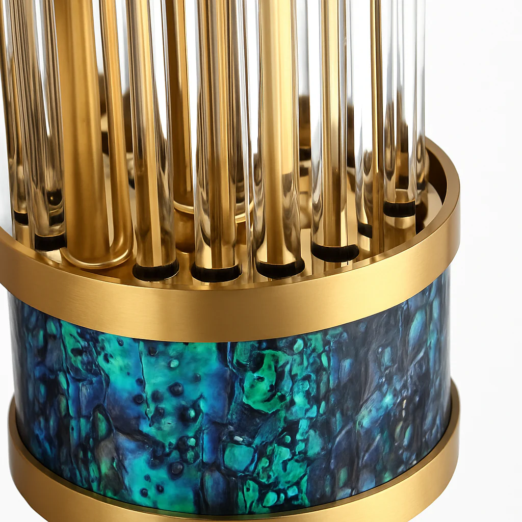 FSS moderne luxe or cristal applique LED Simple coquille lumière pour salon chambre fond chevet escalier allée - Image 6