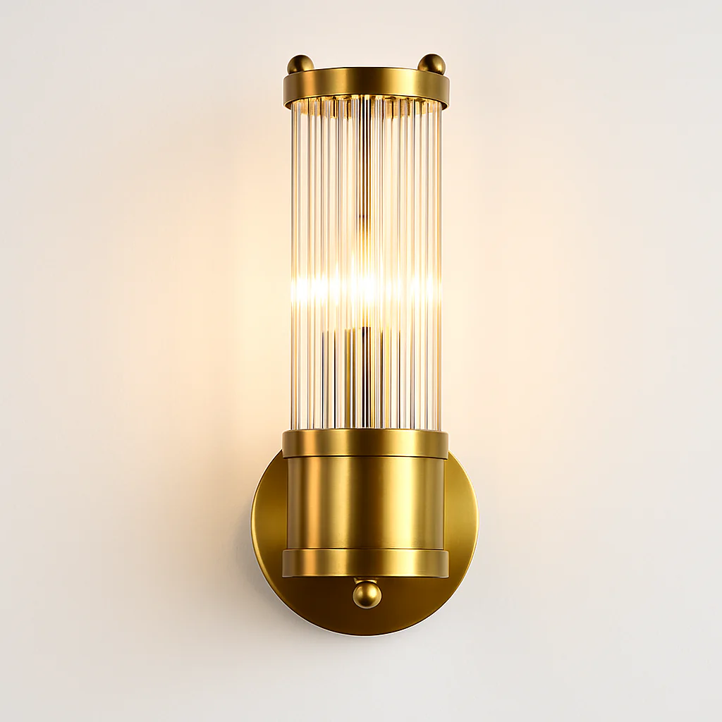 FSS moderne luxe or cristal applique LED Simple coquille lumière pour salon chambre fond chevet escalier allée - Image 8