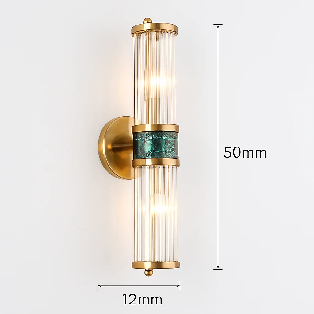 FSS moderne luxe or cristal applique LED Simple coquille lumière pour salon chambre fond chevet escalier allée - Image 9
