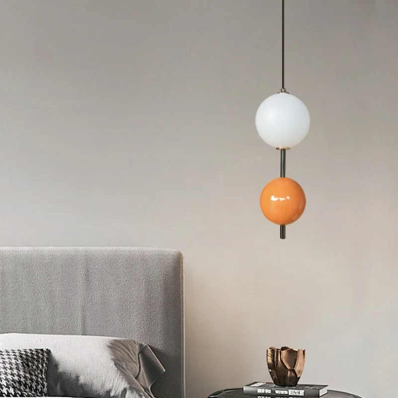 Glass Ball LED Pendant Light Ceiling Suspension Hanging for Living Dining Room Bedroom - Image 2
