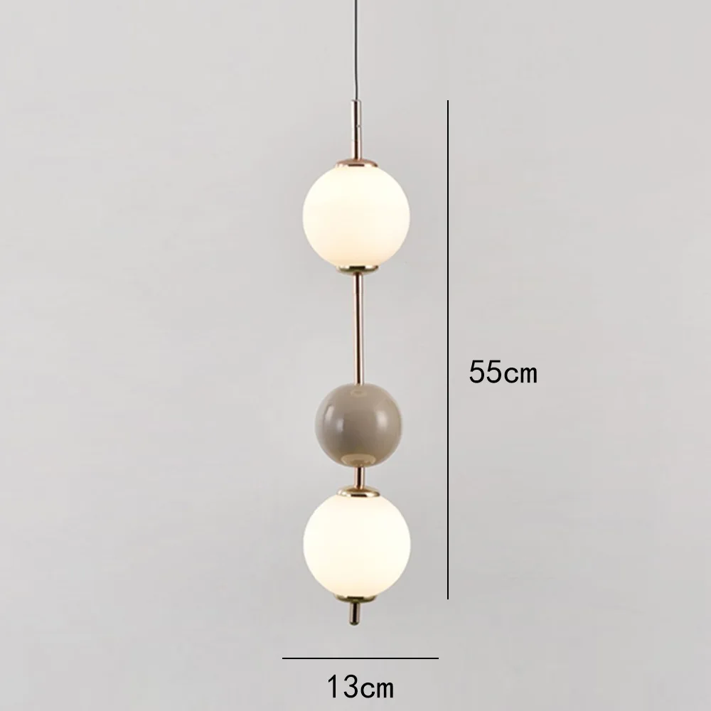 Glass Ball LED Pendant Light Ceiling Suspension Hanging for Living Dining Room Bedroom - Image 9