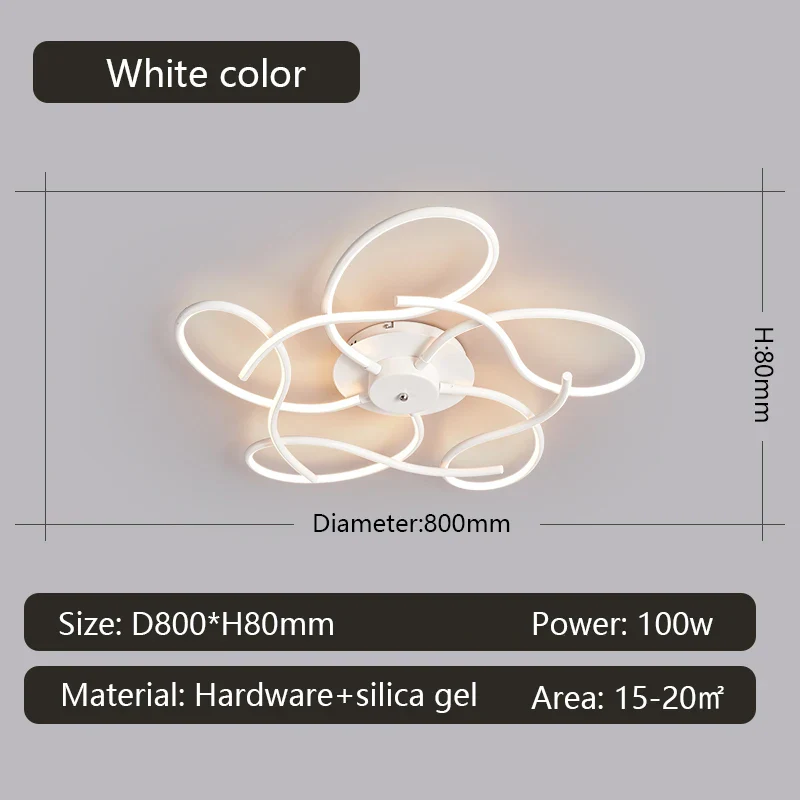 Gleam Modern LED Chandelier For Home Living Room Decoration, Bedroom Home Decoration, Ceiling Chandelier For Smart Home - Image 10