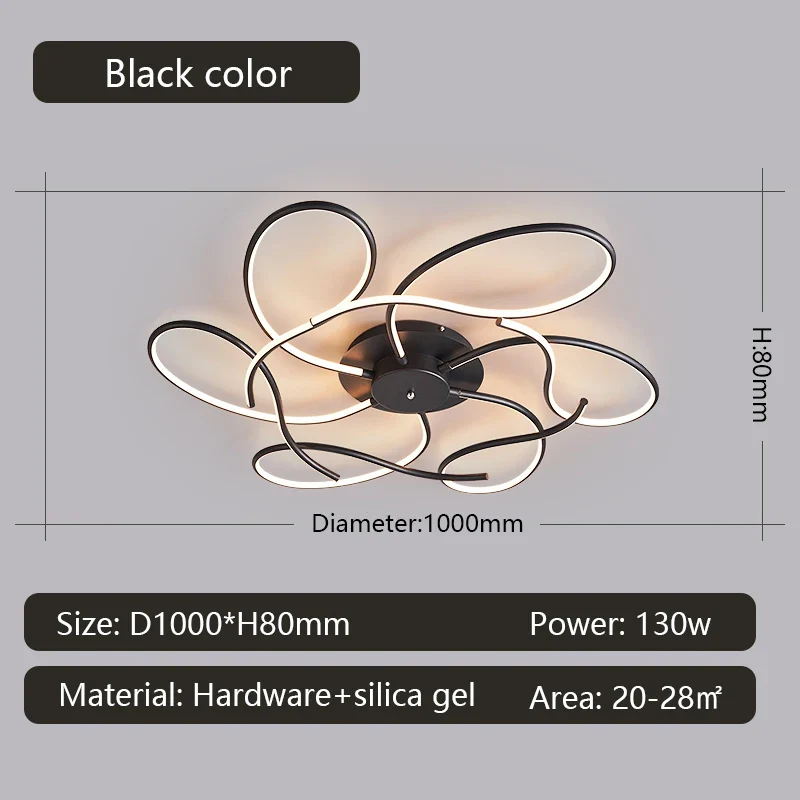 Gleam Modern LED Chandelier For Home Living Room Decoration, Bedroom Home Decoration, Ceiling Chandelier For Smart Home - Image 8