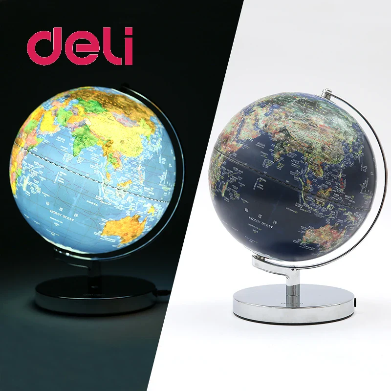 globe lumineux 3D éducatif pour bureau et enseignement de la géographie - Image 5