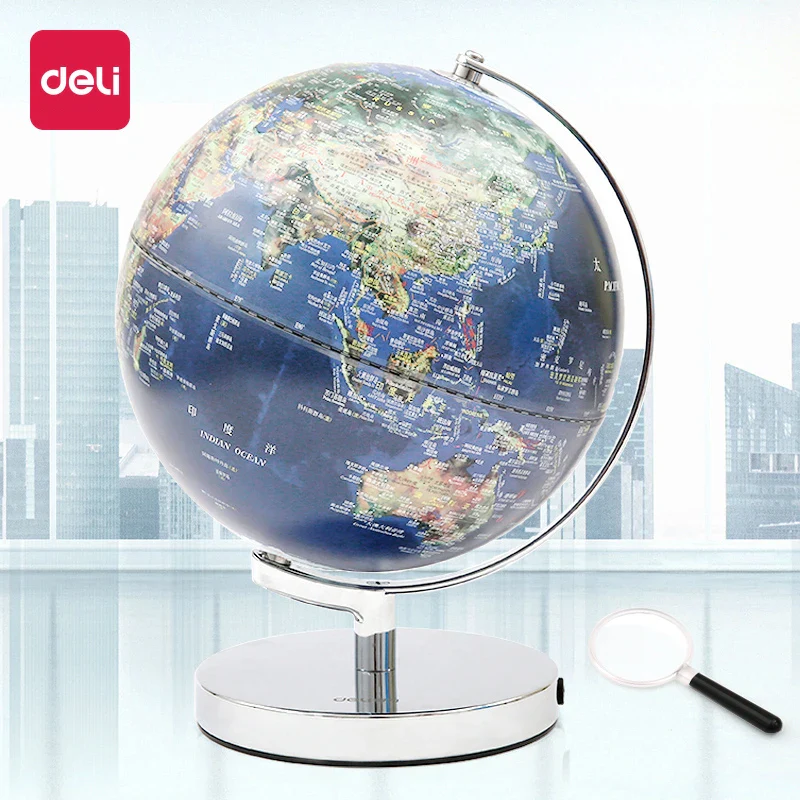 globe lumineux 3D éducatif pour bureau et enseignement de la géographie - Image 7