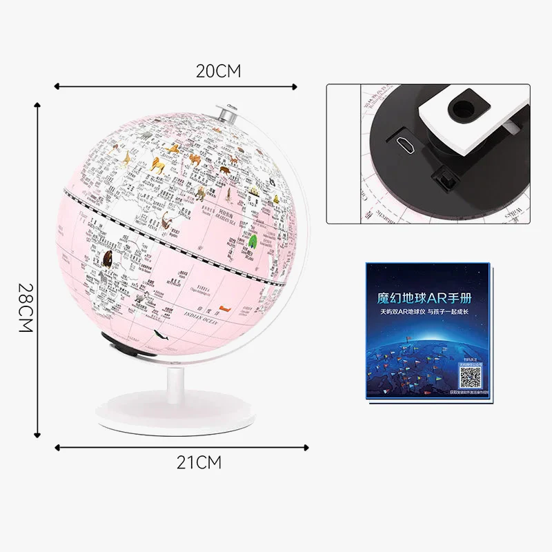 globe lumineux décoratif pour apprentissage et cadeaux créatifs - Image 5