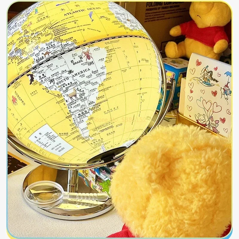 globe lumineux éducatif carte du monde décoration géographie - Image 5