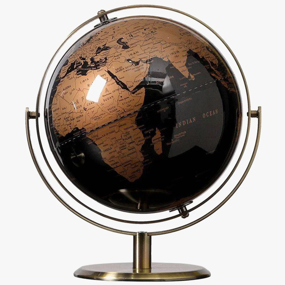 globe rotatif décoratif européen lumineux artisanat créatif luxe