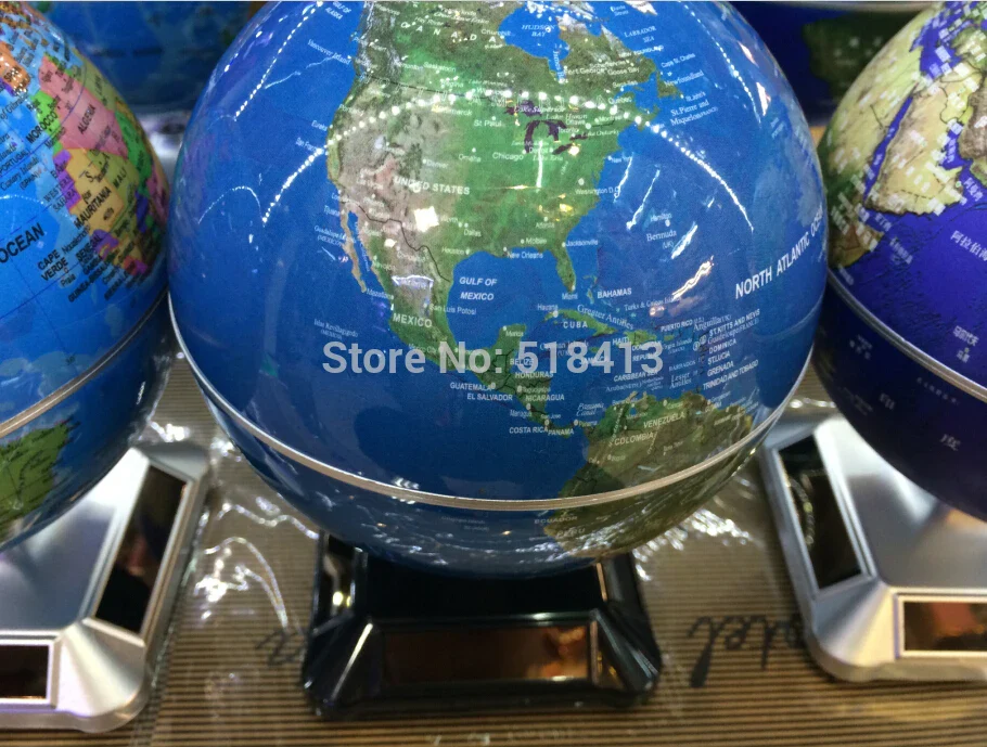 globe solaire rotatif éducatif cadeau d'anniversaire unisexe décoratif - Image 4