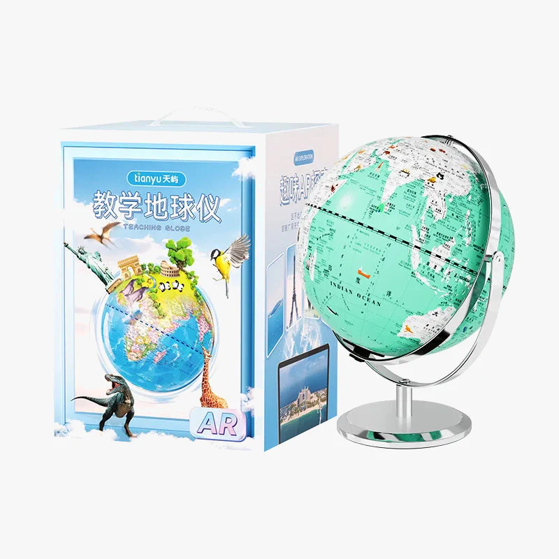 globe terrestre éducatif intelligent avec support rotatif et lumière