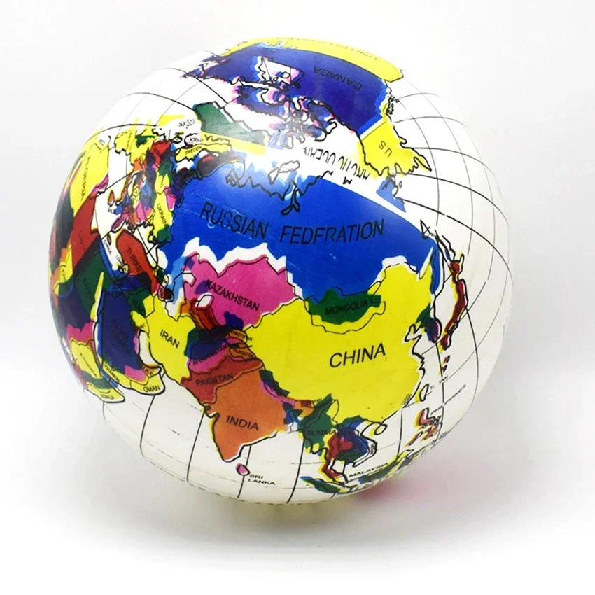 globe terrestre gonflable en pvc pour apprendre en s'amusant - Image 2