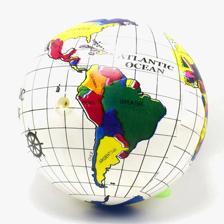 globe terrestre gonflable en pvc pour apprendre en s'amusant - Image 4