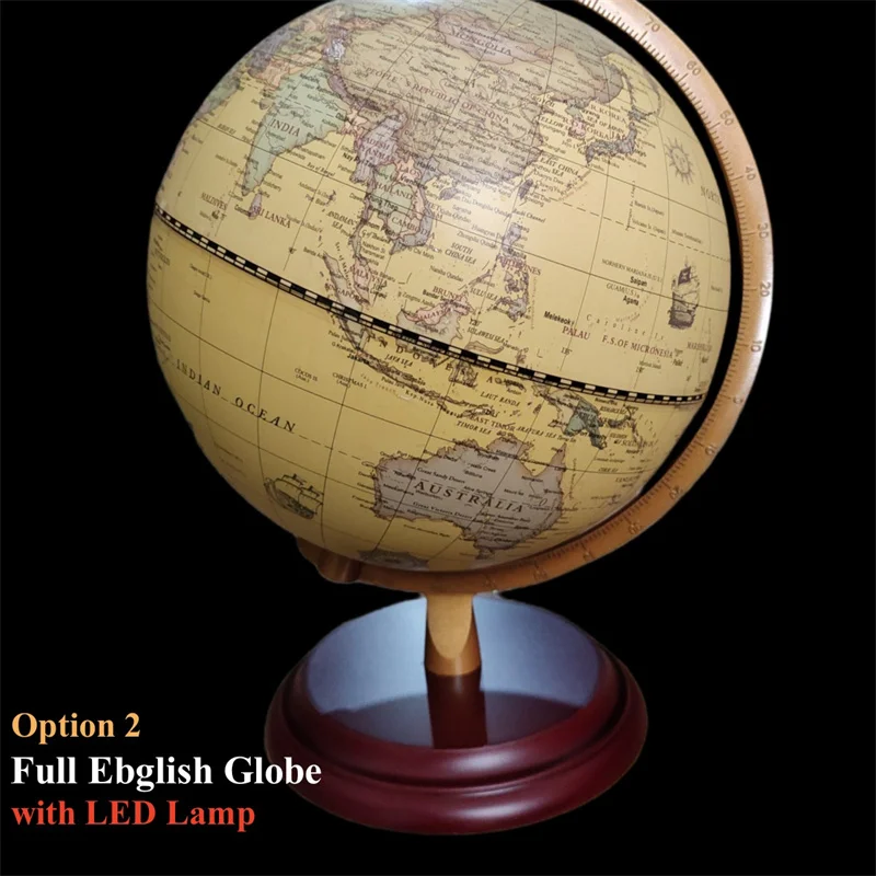 globe terrestre imprimé en hd avec lampe led artisanale 360 degrés - Image 10