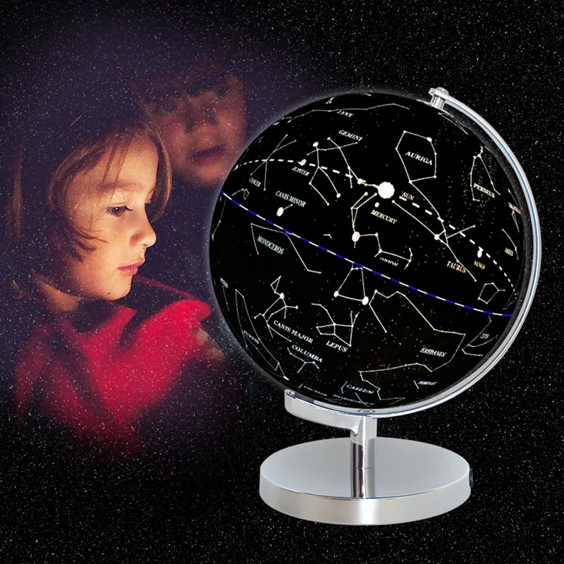 globe terrestre lumineux éducatif avec support pour géographie - Image 2